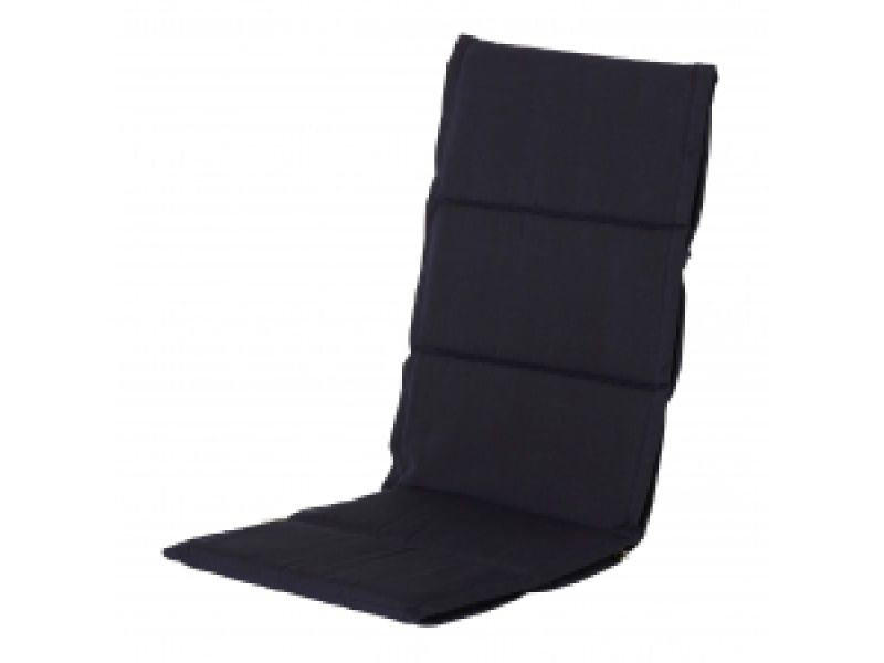 Textileenkussen hoge rug Havana blue