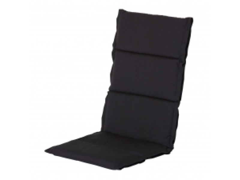 Textileenkussen hoge rug Havana dark grey