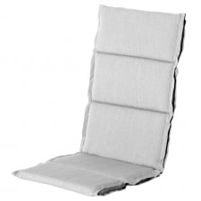 textileenkussen hoge rug havana light grey