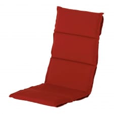 textileenkussen hoge rug havana red