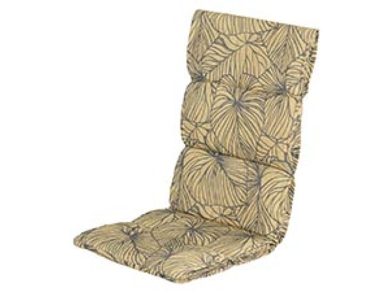 Textileenkussen hoge rug Lily yellow