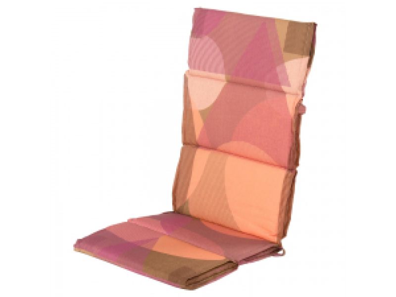 Textileenkussen hoge rug Milan fuchsia