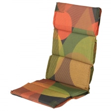 textileenkussen hoge rug milan orange