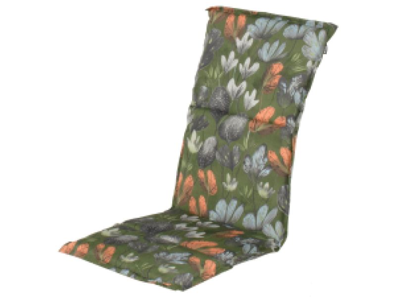 Textileenkussen hoge rug Mona green