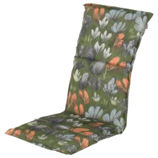 textileenkussen hoge rug mona green