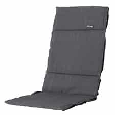 textileenkussen hoge rug panama grey