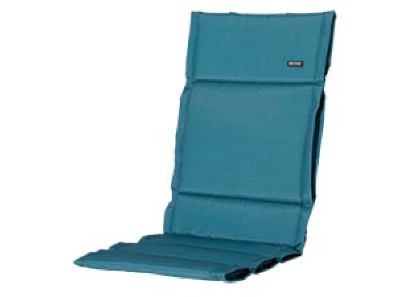 Textileenkussen hoge rug Panama sea blue