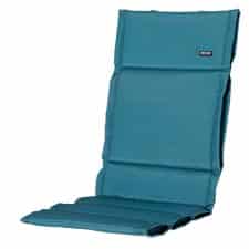 textileenkussen hoge rug panama sea blue