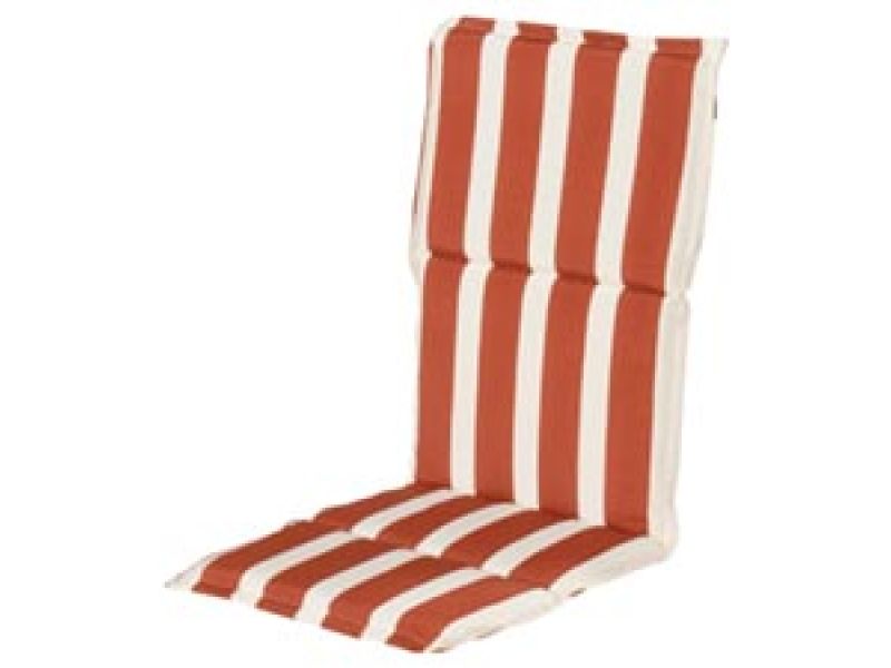 Textileenkussen hoge rug Roma Rust