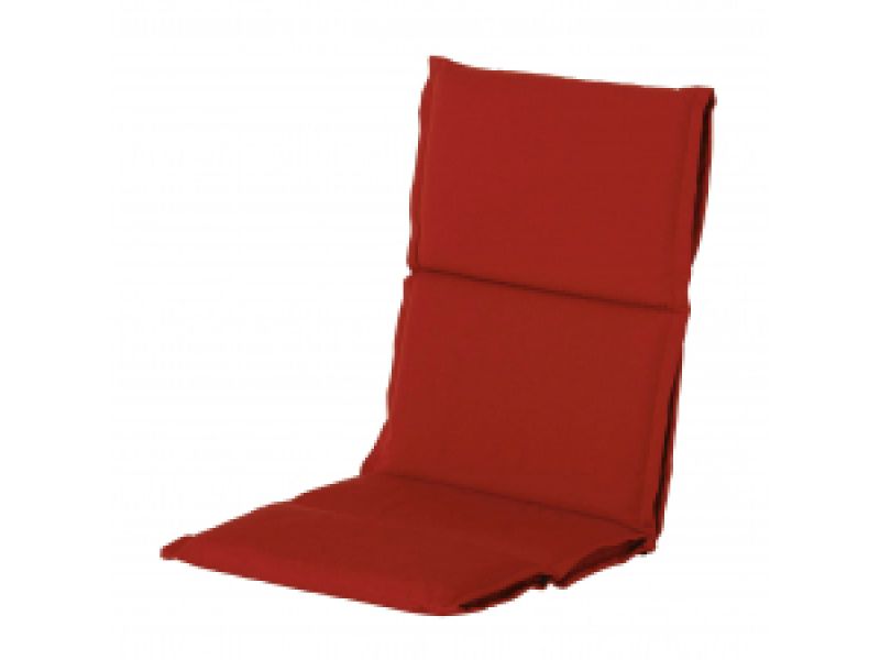 Textileenkussen lage rug Havana red