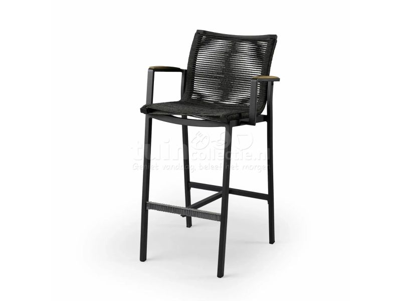 Tierra Outdoor Barstoel Foxx Rope Teak