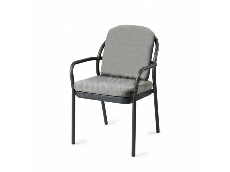 Tierra Outdoor Dining Tuinstoel Fico Charcoal
