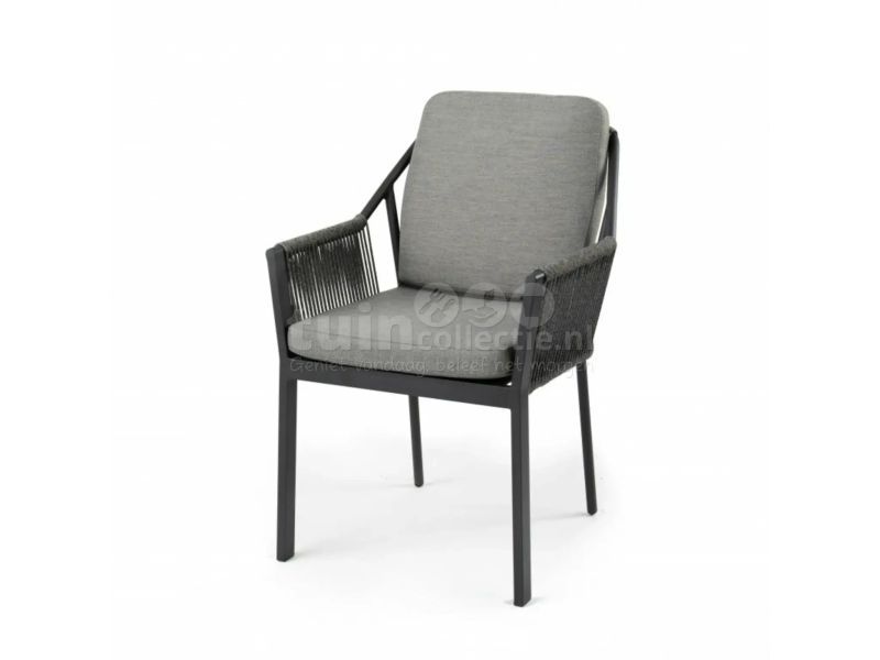 Tierra Outdoor Dining Tuinstoel Liv Charcoal