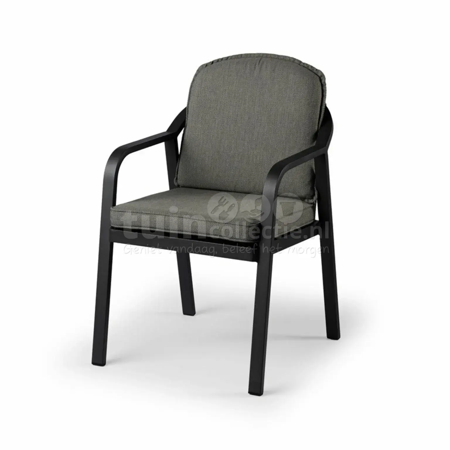 tierra outdoor dining tuinstoel pep charcoal