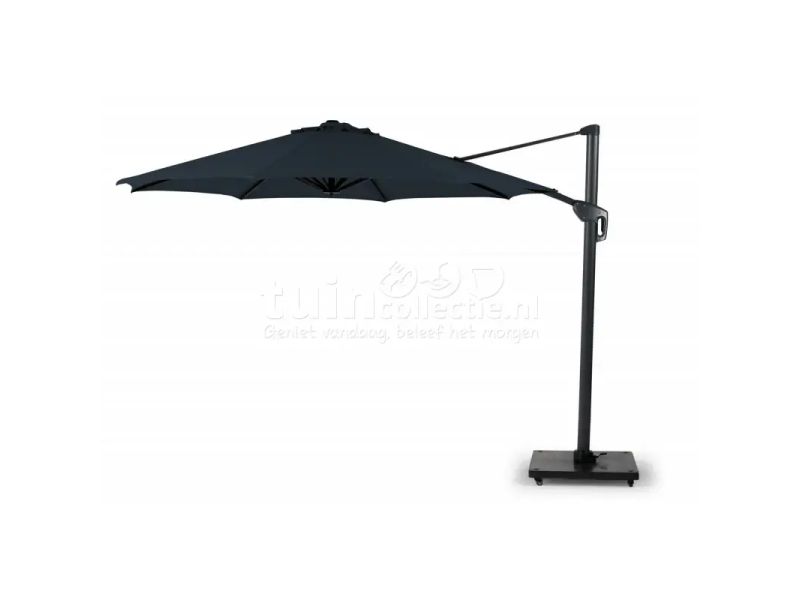 Tierra Outdoor Zweefparasol Durasol Ø350cm Charcoal