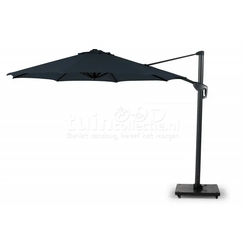 tierra outdoor zweefparasol durasol Ø350cm charcoal