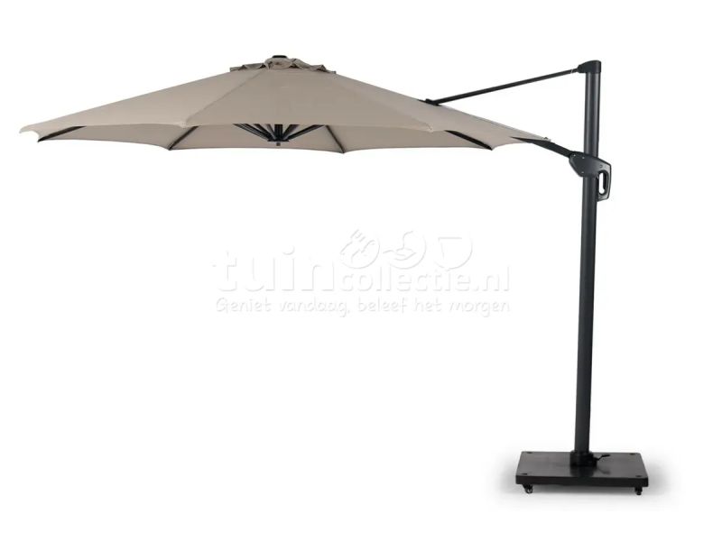 Tierra Outdoor Zweefparasol Durasol Ø350cm Taupe