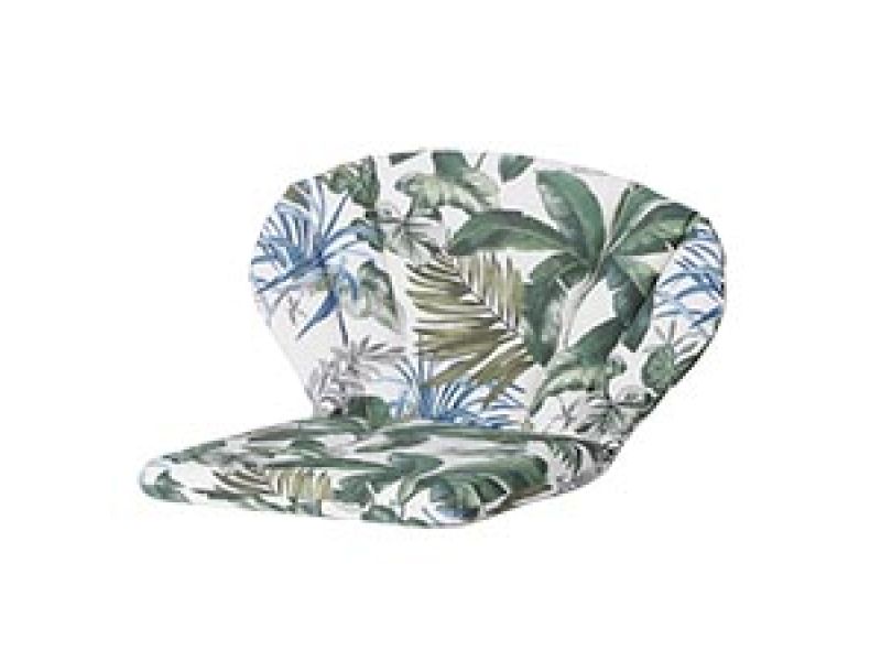 Toledo/elegance kussen Bliss blue (waterafstotend)