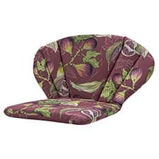 toledo/elegance kussen jasmijn bordeaux (waterafstotend)