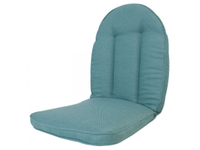 Toras/Comfort kussen Ribera twist turquoise (waterafstotend)