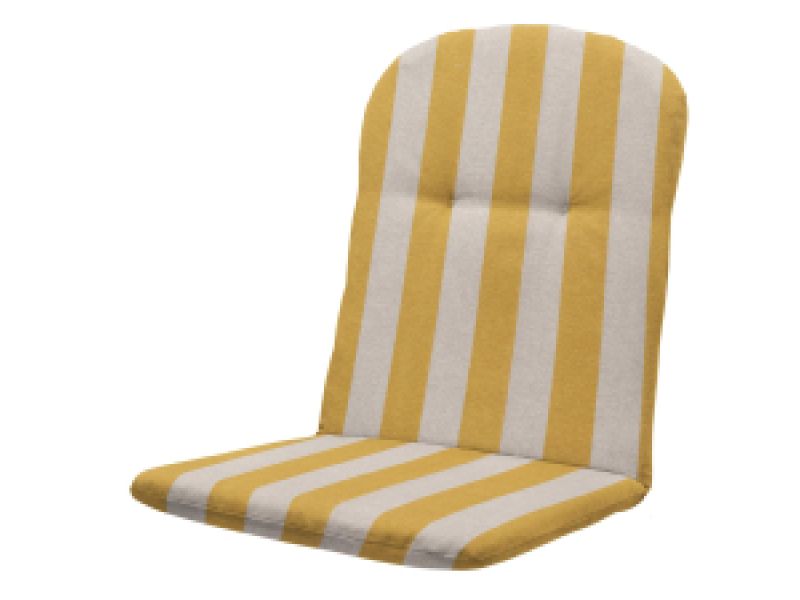 Tuinkussen hoge kuip Amora mustard