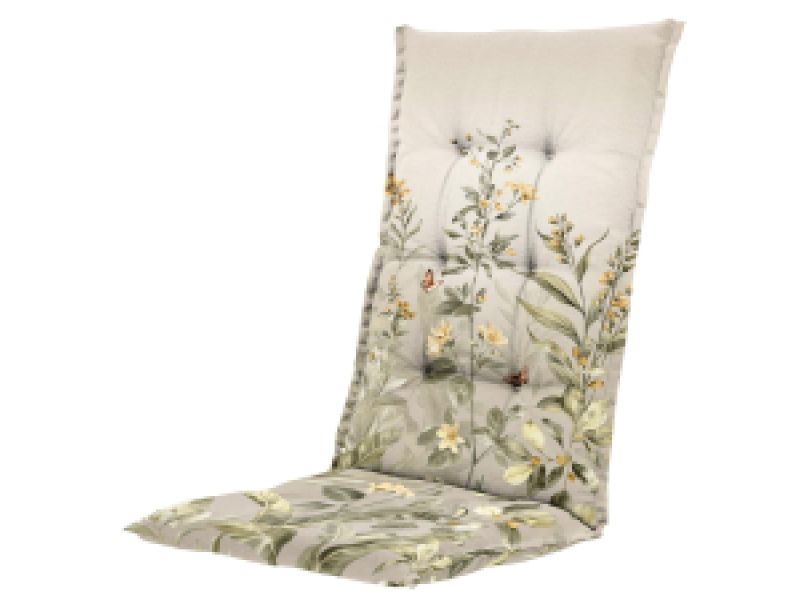 Tuinkussen hoge rug Amelie natural