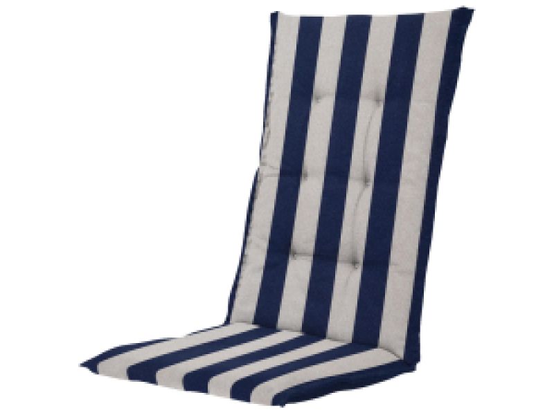 Tuinkussen hoge rug Amora blue