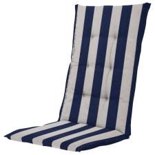 tuinkussen hoge rug amora blue