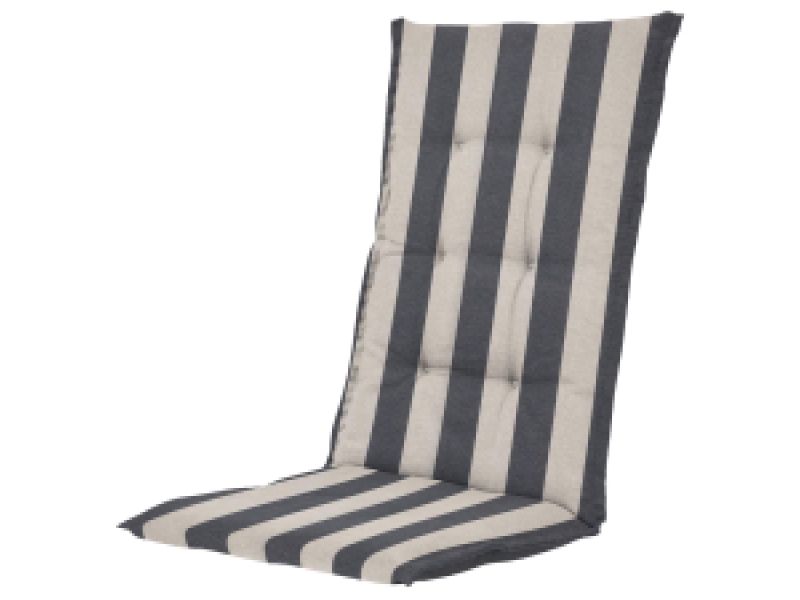 Tuinkussen hoge rug Amora grey