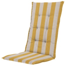tuinkussen hoge rug amora mustard