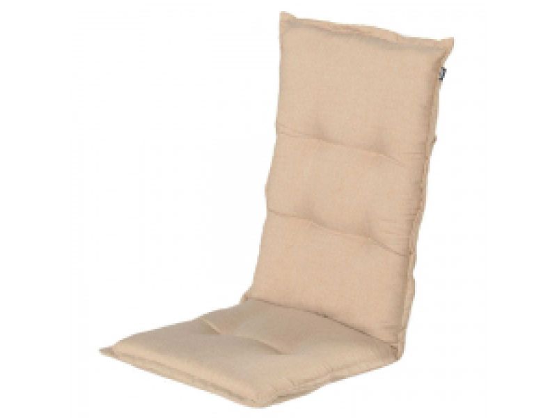 Tuinkussen hoge rug Bahama beige (waterafstotend)