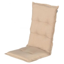 tuinkussen hoge rug bahama beige (waterafstotend)