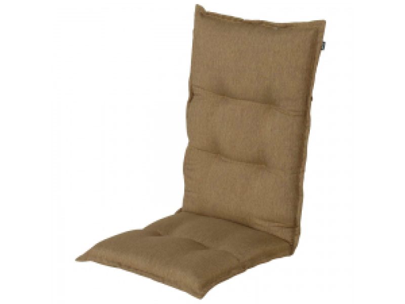 Tuinkussen hoge rug Bahama Taupe (waterafstotend)