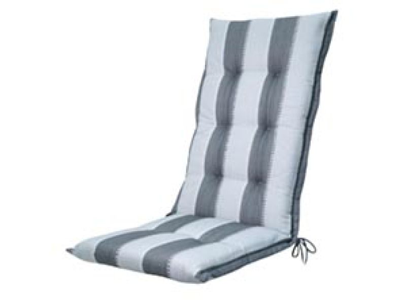 Tuinkussen hoge rug Banda grey