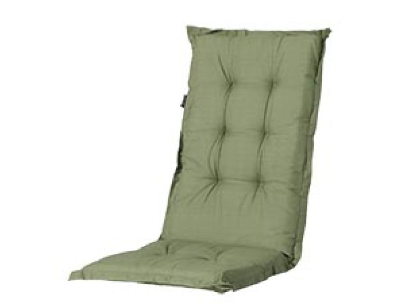 Tuinkussen hoge rug Basic green