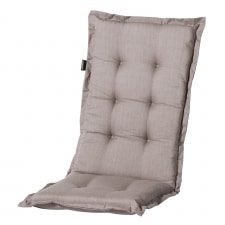 tuinkussen hoge rug basic taupe