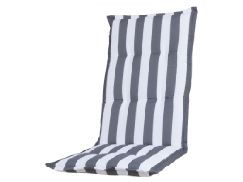Tuinkussen hoge rug Carlos grey