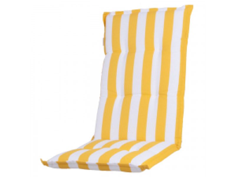Tuinkussen hoge rug Carlos yellow