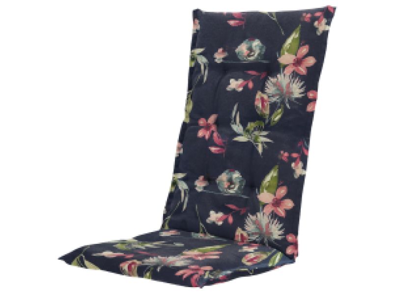 Tuinkussen hoge rug Cato indigo