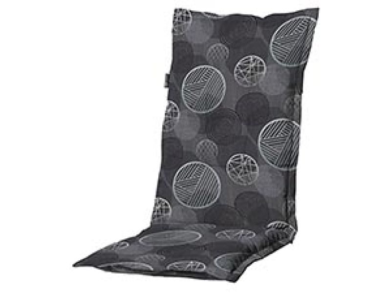 Tuinkussen hoge rug Circle grey