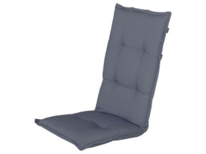 Tuinkussen hoge rug Cuba graphite blue