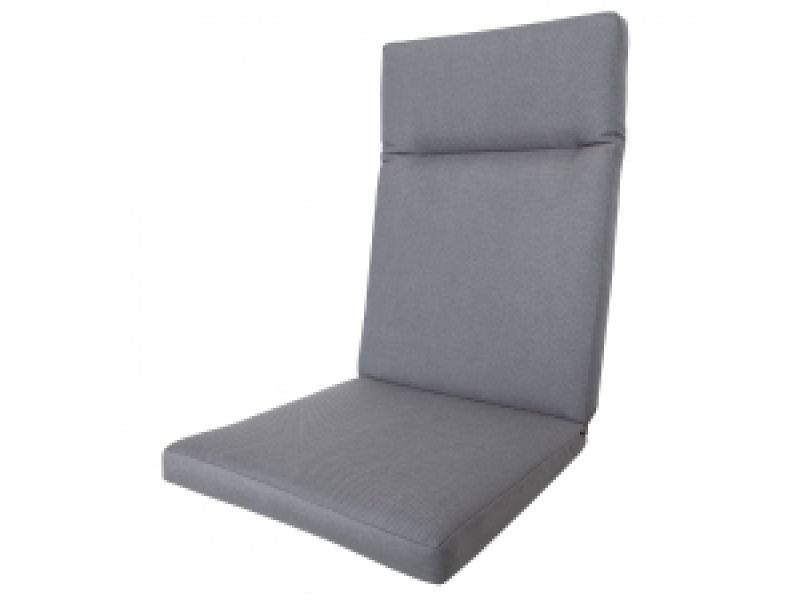 Tuinkussen hoge rug Florida Ribera anthracite (waterafstotend)