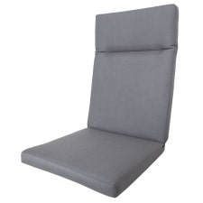 tuinkussen hoge rug florida ribera anthracite (waterafstotend)