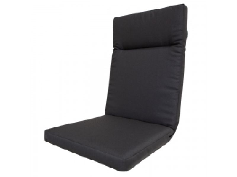 Tuinkussen hoge rug Florida Ribera dark grey (waterafstotend)