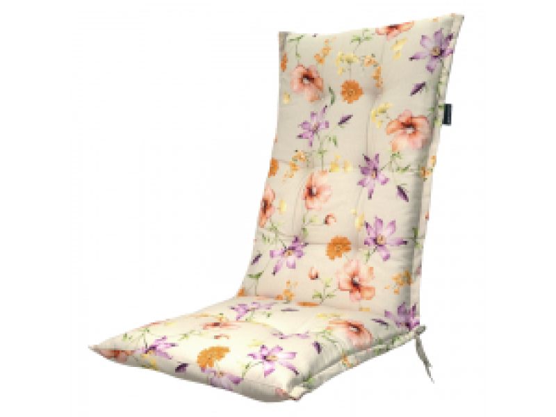 Tuinkussen hoge rug Florina lila