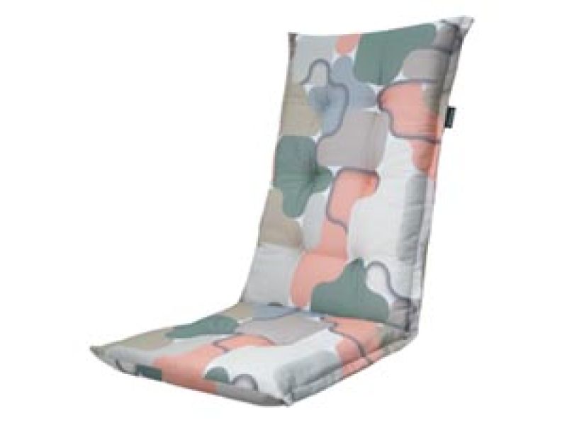 Tuinkussen hoge rug Grafi salmone