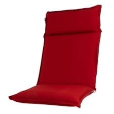 tuinkussen hoge rug havana red (afritsbaar)