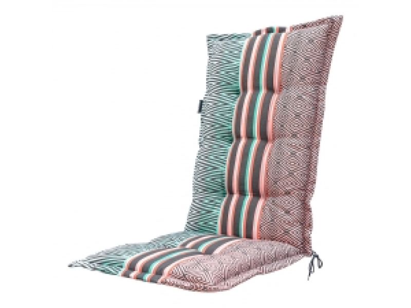 Tuinkussen hoge rug Hillow pastel