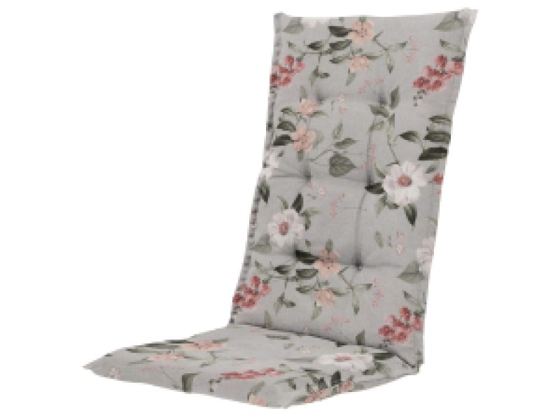 Tuinkussen hoge rug Julliete grey (waterafstotend)