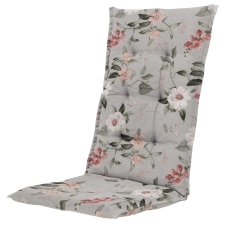 tuinkussen hoge rug julliete grey (waterafstotend)